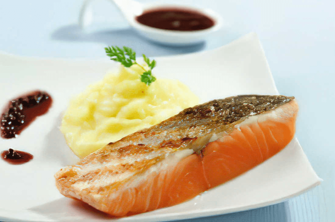 Pavé de saumon à la plancha